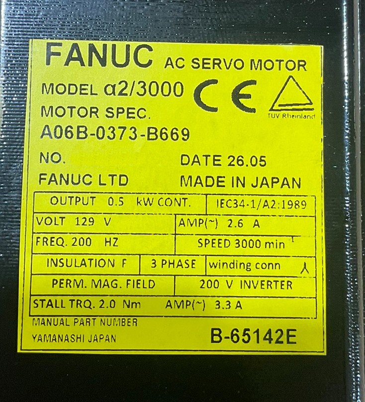 Fanuc A06B-0373-B669 *1 YEAR WARRANTY* - Image 3