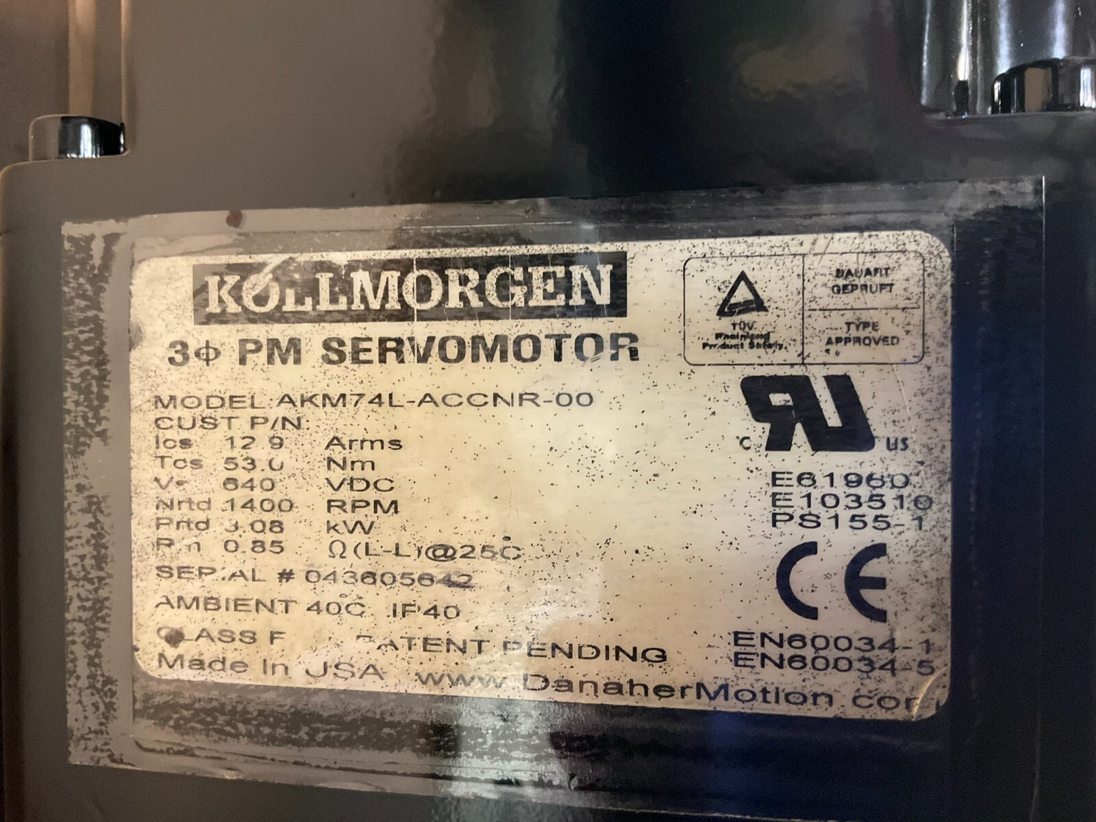 Kollmorgen AKM74L-ACCNR-00 - Image 2