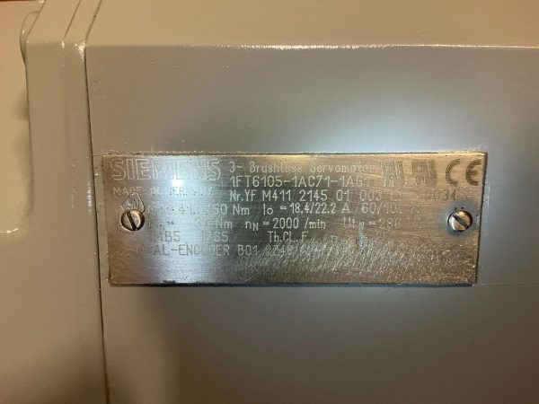 Siemens 1FT6105-1AC71-1AG1 * 1 YEAR WARRANTY* - Image 3