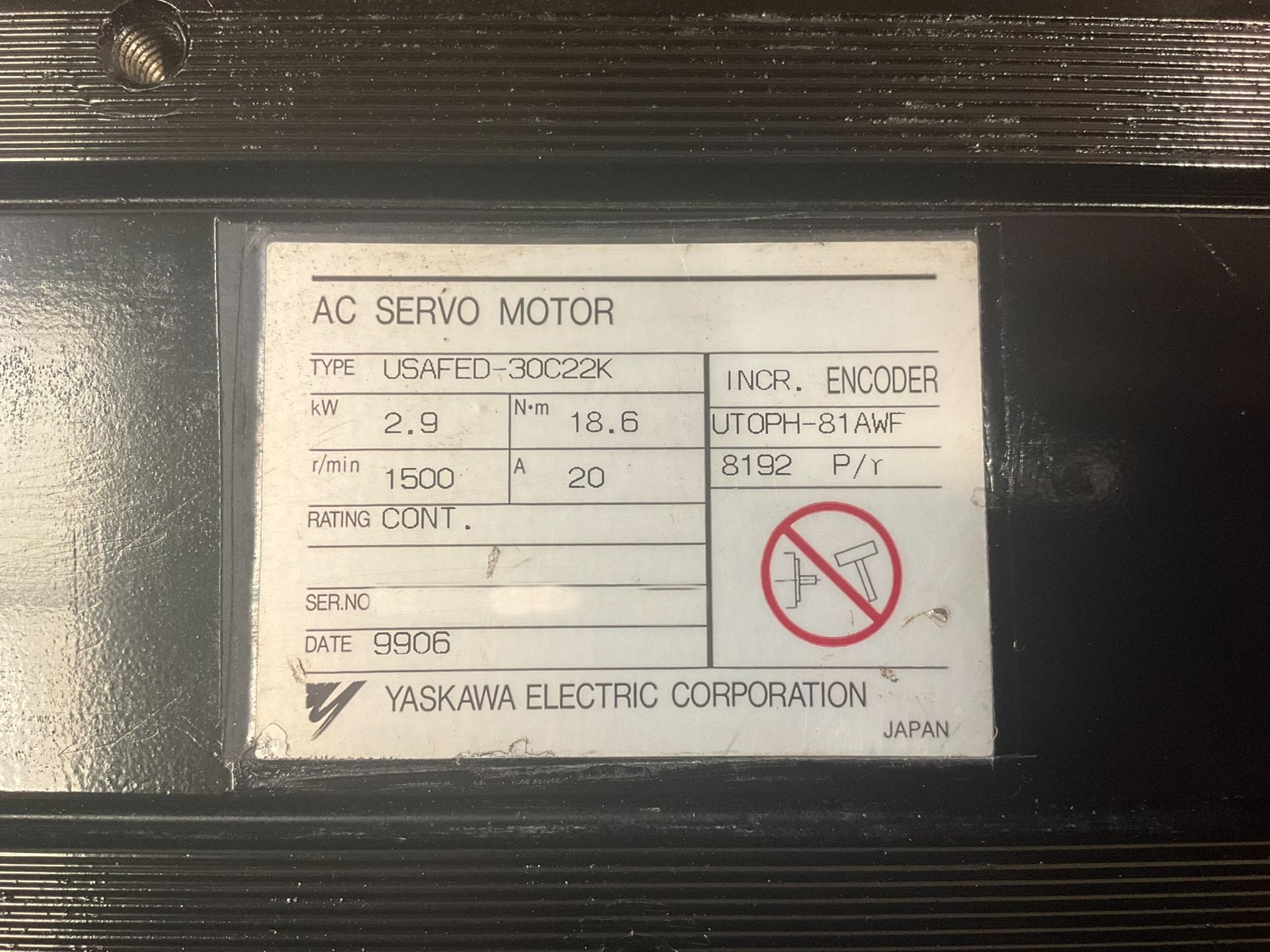 Yaskawa USAFED-30C22K - Image 3
