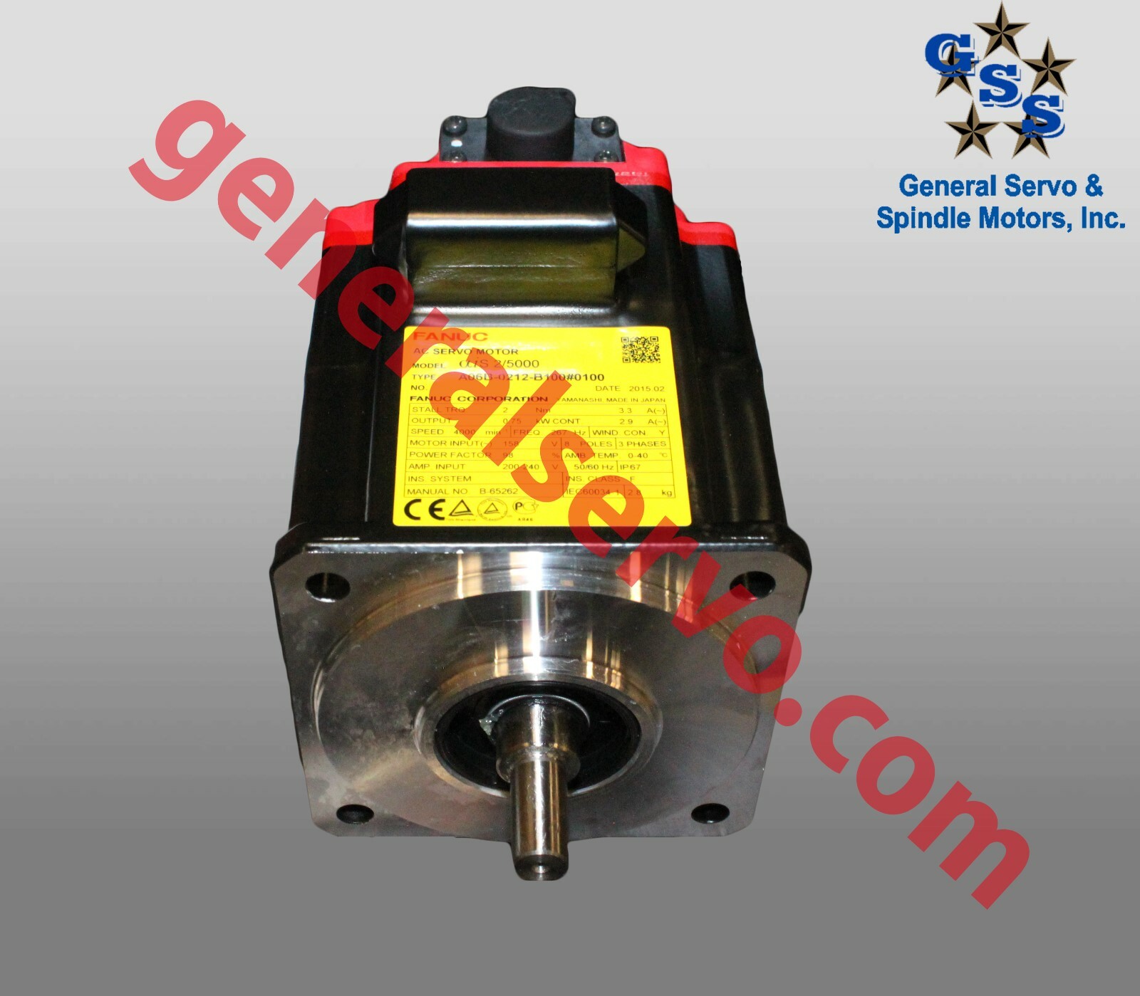 Fanuc A06B-0212-B100 AC MOTOR AIS2/5000 A1000I STRT IP67 *1 YEAR WARRANTY* - Image 3