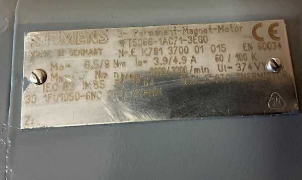 SIEMENS 1FT5066-1AC71-3EG0 * 1 YEAR WARRANTY* - Image 3