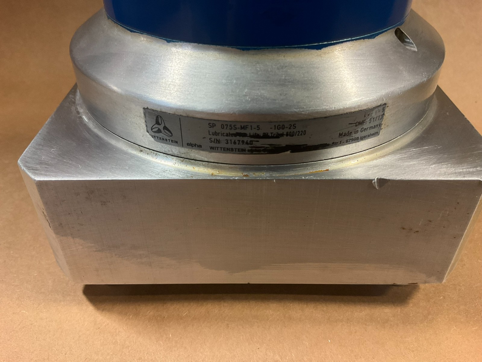 WITTENSTEIN GEAR BOX SP 075S-MF1-5-1G0-2S - Image 3
