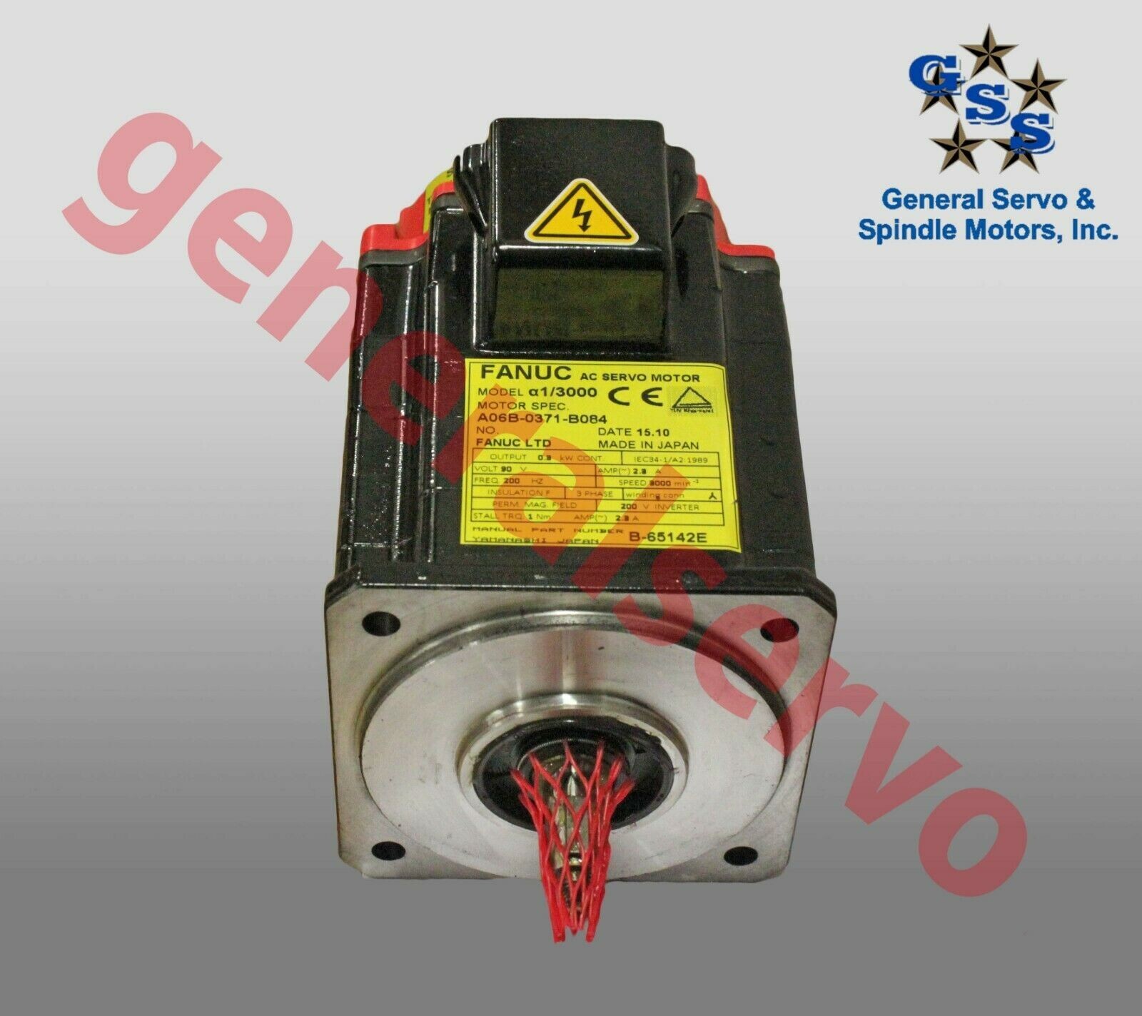 Fanuc A06B-0371-B071 AC MOTOR A1/3000 SERIAL A *1 YEAR WARRANTY*